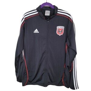 Adidas DC United MLS Men's Soccer Track Jacket Size Large